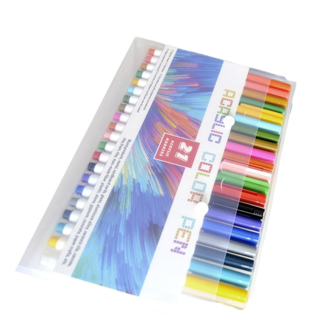 Transfronterizos para gran capacidad de acrílico rápido secado marca pincel impermeable para niños graffiti pincel de pintura DIY pincel de pintura al por mayor