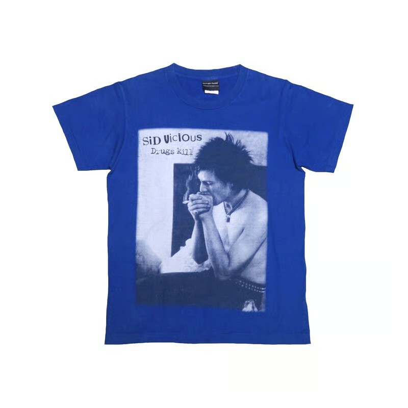 Vintage Sex Pistols Sid Vicious Punk Retro Men's Short-Sleeved T-Shirt