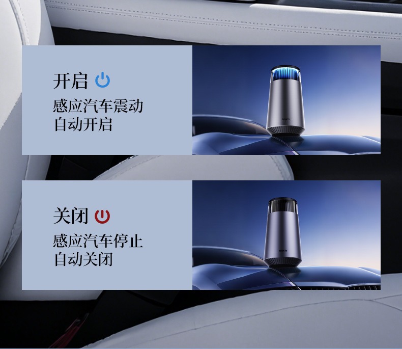 Dokiy New Car-Mounted Smart Aromatherapy Machine, Automatic Fragrance Spray, Car Gift, Long-Lasting Deodorizing Perfume