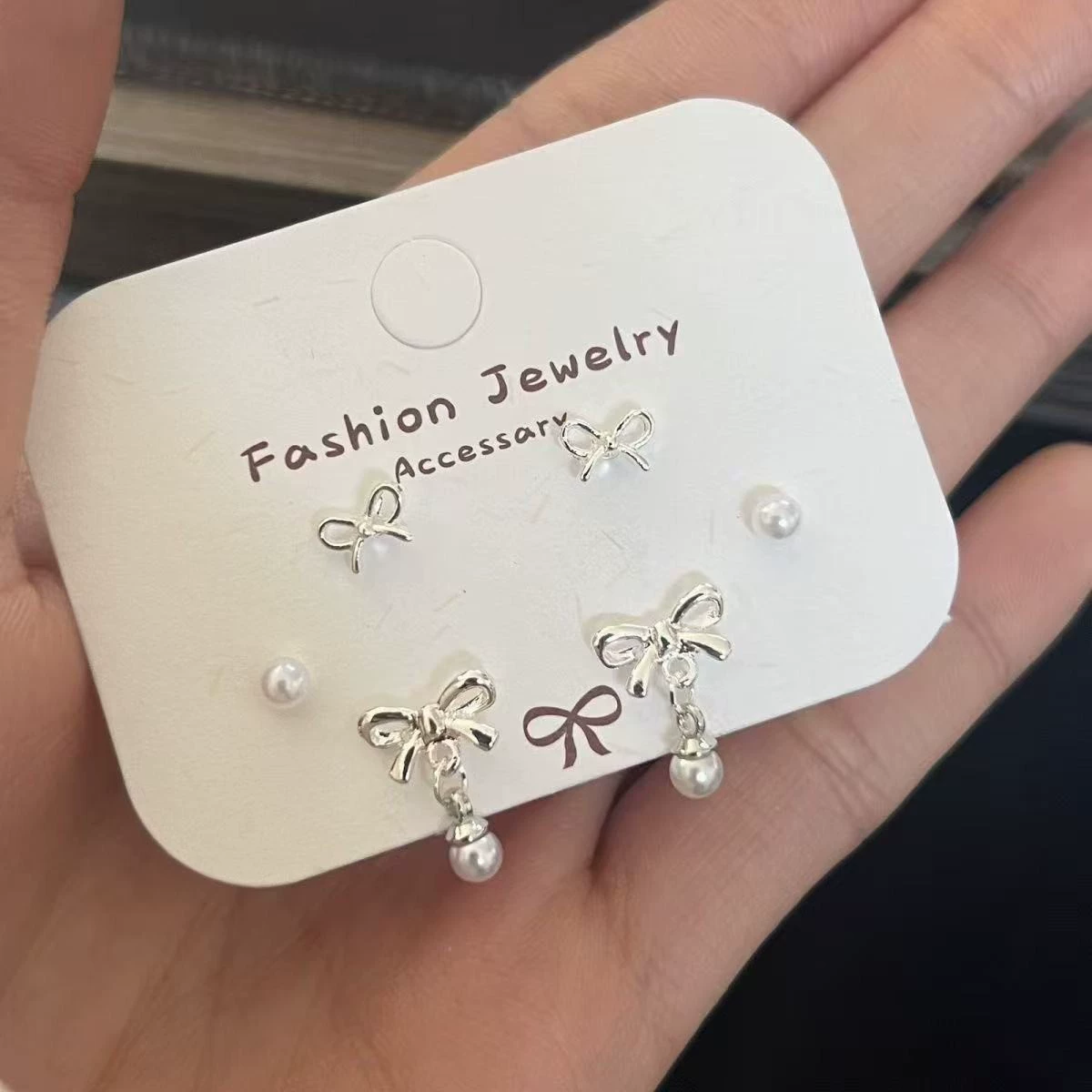 earrings korean style metal set — simple elegant designs, lightweight 0.006 kg