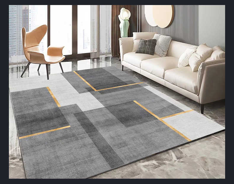 地毯地垫,北欧风地毯,几何地毯,轻奢现代地毯