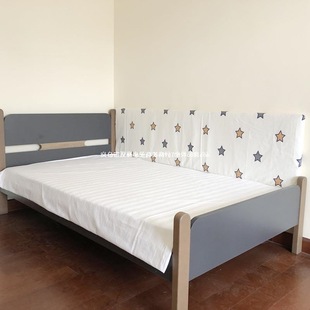 Children's Room Bedside Anti-Collision Soft Bag Baby Thickeneded Bed Surround Self-Adhesive Wall Sticker Wall Guardrail Baby Back Cushion
