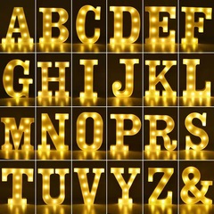 メーカー直供アルファベット英語灯DIY誕生日プレゼントプロポーズ告白装飾小夜灯ledアルファベット灯列