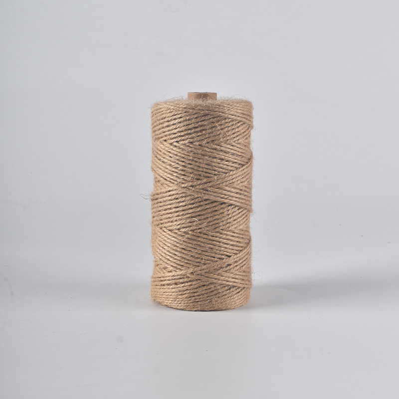Venta al por mayor de alta calidad gruesa y delgada cuerda de cáñamo cuerda de yute cuerda de escalada de gato cuerda de cáñamo tejida decorativa vintage artesanía de jardinería cuerda de cáñamo fino