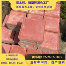 惠州人行道砖盲道井字植草庭院 户外 环保彩砖 水泥地砖 厂家直销