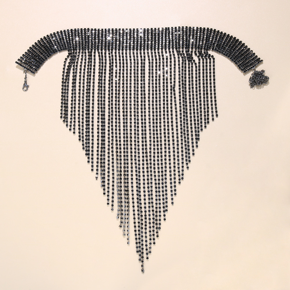 Máscara de borla brillante europea y americana nueva Máscara de cristal de mascarada de estilo étnico máscara facial de suministro transfronterizo