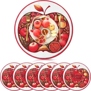Красные маты с сердечками ко Дню святого Валентина