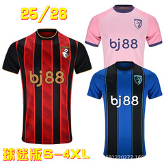 伯恩茅斯球衣25/26英超主场客场足球服球迷版 Bournemouth S-4XL