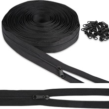 3号5号尼龙长板头拉链成品条装马庄亚马逊拉链包包家居DIY家纺