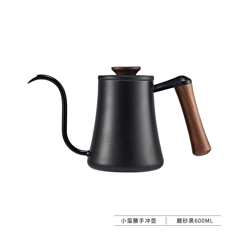 Cafetera de café de lavado de mano casera colgante de orejas de cafetera de café de lavado de mano 304 de acero inoxidable cafetera de boca larga cafetera de boca fina 600 image 17