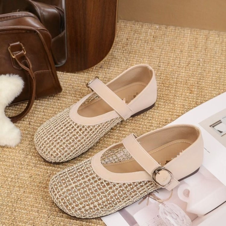 Zapatos de solos ligeros transpirables para mujeres 2026 nuevos zapatos de solos de moda de verano aumentan la altura de un pedazo de sandalias retrógradas de mujer