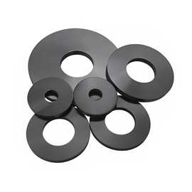 软橡胶螺丝垫片减震垫圈防水耐油耐磨垫圈黑色缓冲平垫圆形密封件