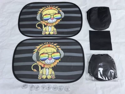 Sun shade | Curtains, Summer Baby Sun Protection and - 4930-glasses-lion-8-transparent-suction-cups