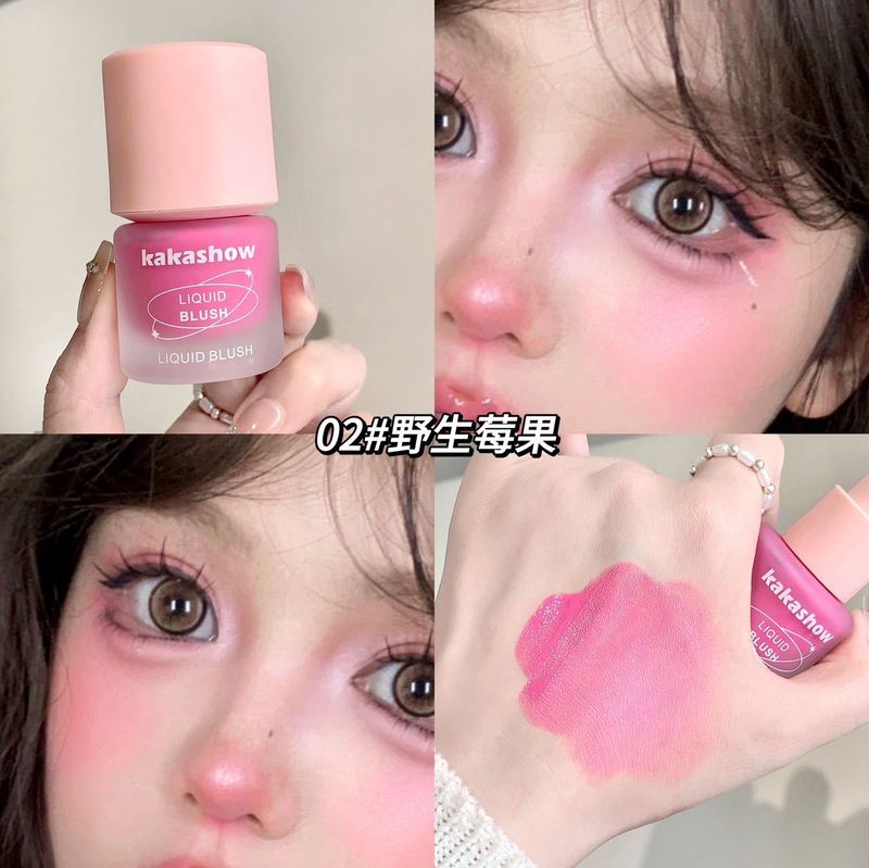 kakashow フローズンカラーリキッドブラッシュナチュラルカラー韓国雰囲気低彩度ブラッシュリキッドチーク卸売|undefined