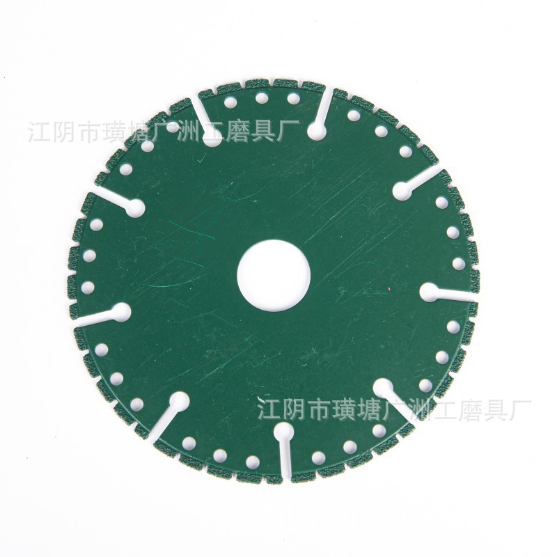 Cuchilla de corte de soldadura compuesta multifuncional de Ruiande Cuchilla de sierra de cerámica de acero de color mármol de hierro aleación de soldadura de corte seco