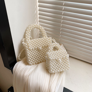 Children's Princess Bag, Cute and Stylish Pearl Handbag, 2025 Summer New Style, Kidsren's Outing Accessories Cross-Body Bag