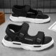 Sandals Men's Summer 2024 New Trendy Outdoor Sports Beach Shoes Men's Casual Driving Soft Sole Anti-slip Slippers