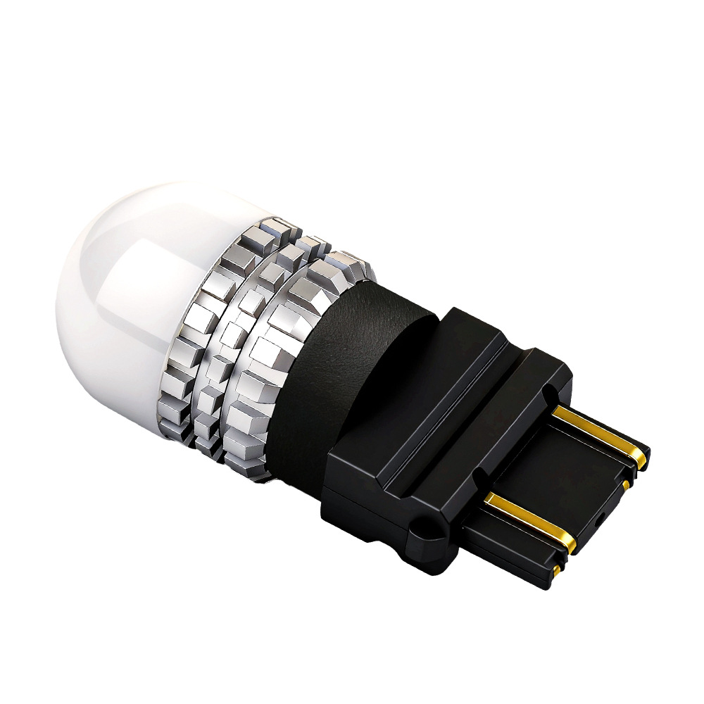 Shangxian LED 7443 - 9smd - 3030 luz de dirección fuerte luz oscura luz de freno sin electrodo decodificación de lámpara de automóvil