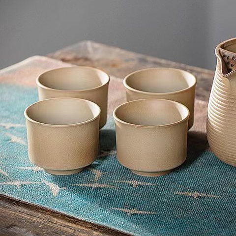 Juego de Té para Preparar con Carbón Vegetal, con Tetera de Cerámica Rústica Vintage, Tetera con Asa Lateral, Jarra, Estilo Chino para Exteriores y Hogar.