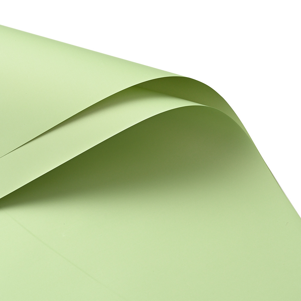 Jiemi materiales de flores florería floristería papel de embalaje de flores impermeable papel euroasiático de dos colores color sólido papel Ouya papel de embalaje de ramo