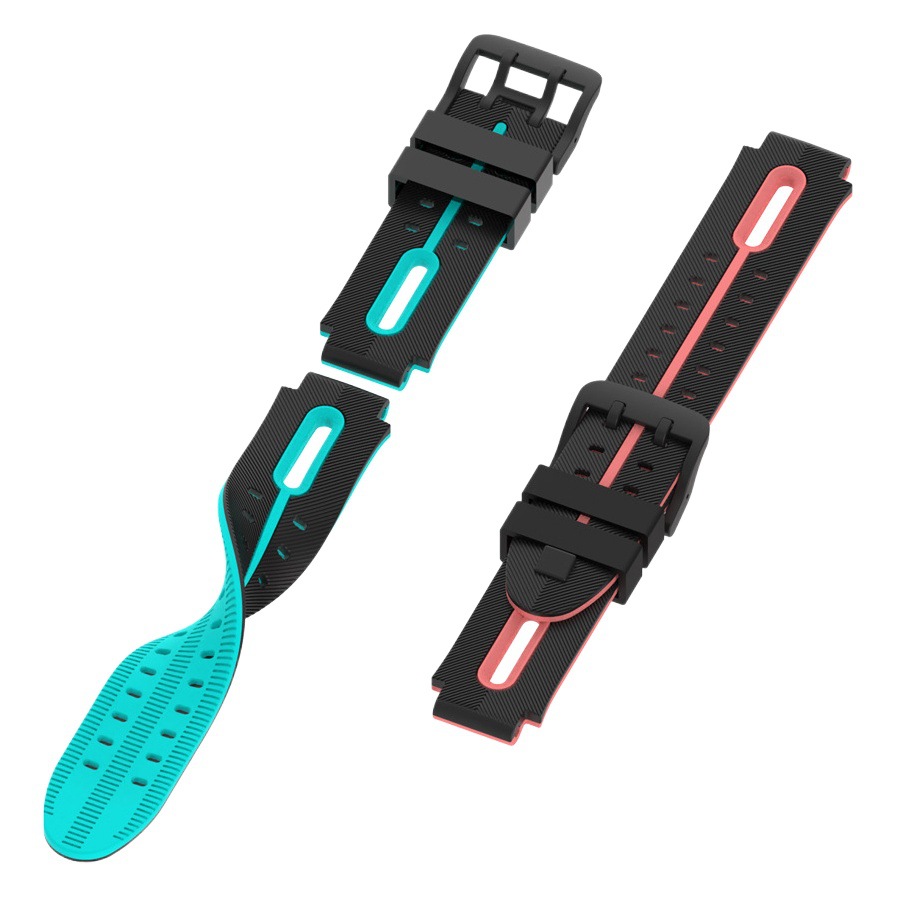 Suitable for less than Q1A/D2 silicone strap little genius children D2 two-color silicone strap