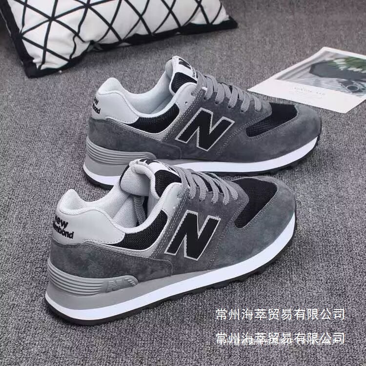 秋冬新款情侣鞋男款574运动休闲跑步鞋透气防滑耐磨大码n批发