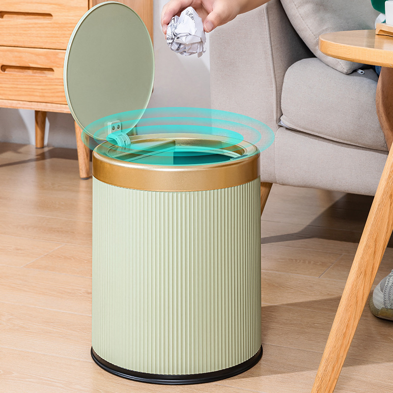 10L Smart Trash Can Household Sensor Kitchen Electric Large Capacity Automatic Toilet Kitchen Living Room Battery Model