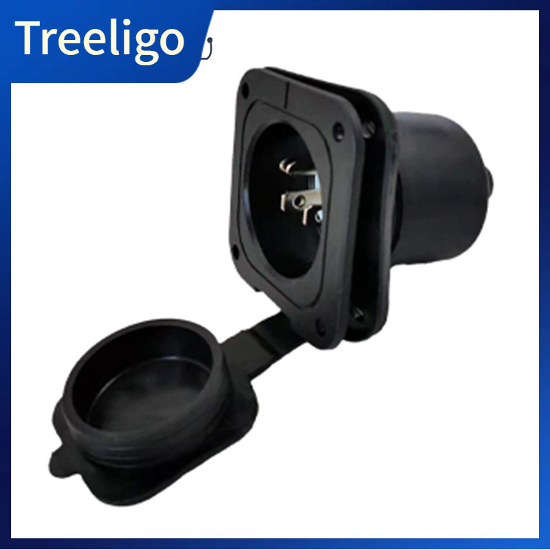 厂家供应美国加拿大房车电源插座 15AMP 5 -15P 带防水盖防爆插头