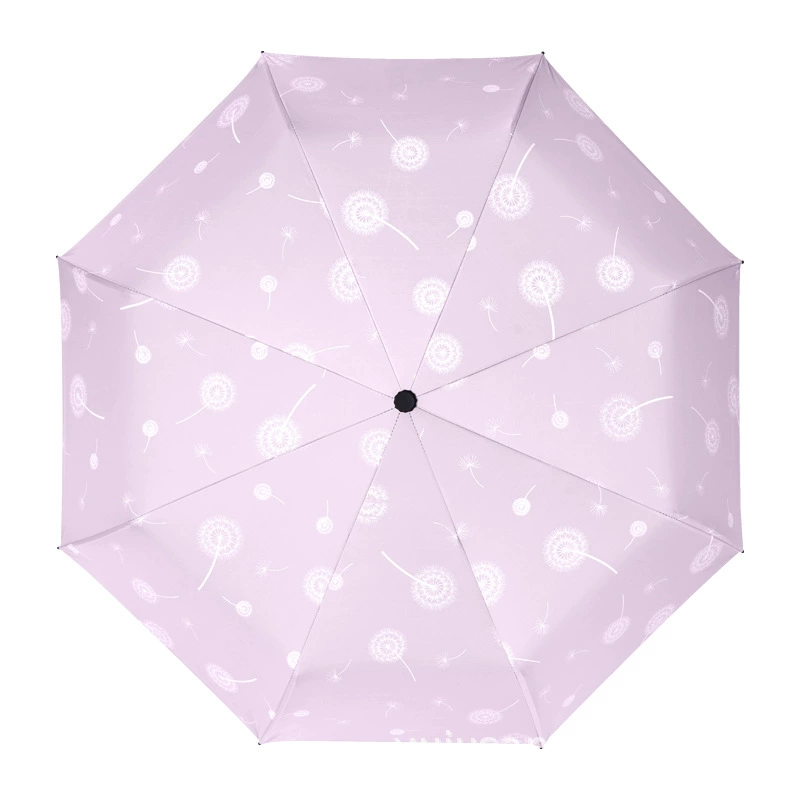 Big fresh umbrella solar-powered, sun protection