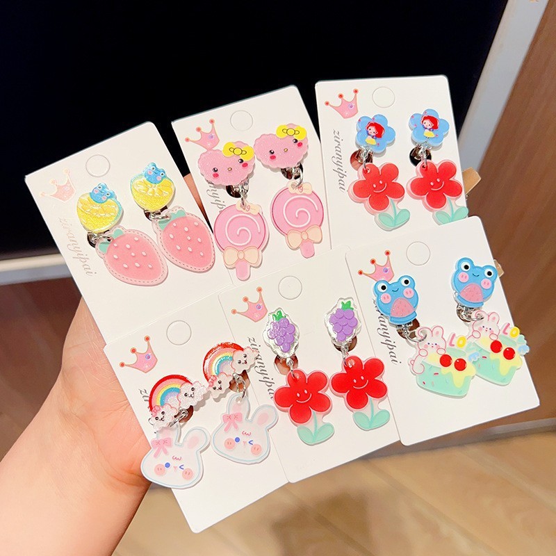 25-6 롤리팝 스타일 랜덤 한 쌍 (종이 카드 없음)