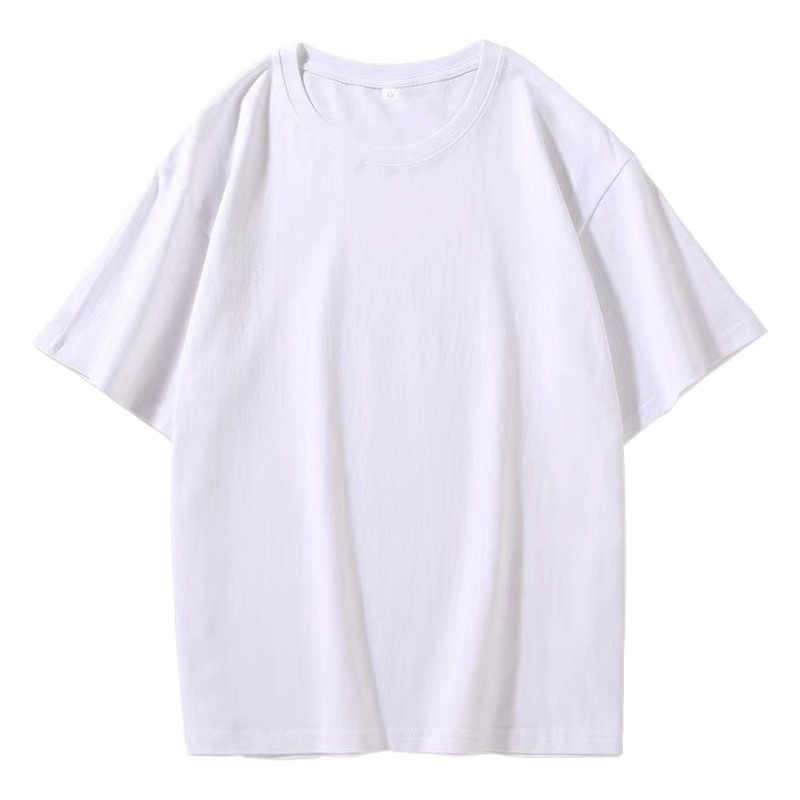 アメリカ.320g重ポンドtシャツ男性夏精櫛綿復古厚手シャツ三本ニット半袖男女モデル
