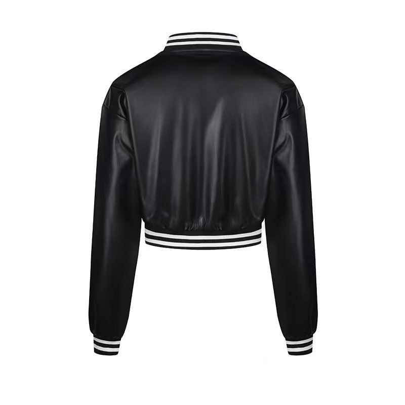 Women's Clothing women's leather jackets, women's casual jackets, thin spring and autumn jackets, women's motorcycle jackets, baseball jackets_voghion.com