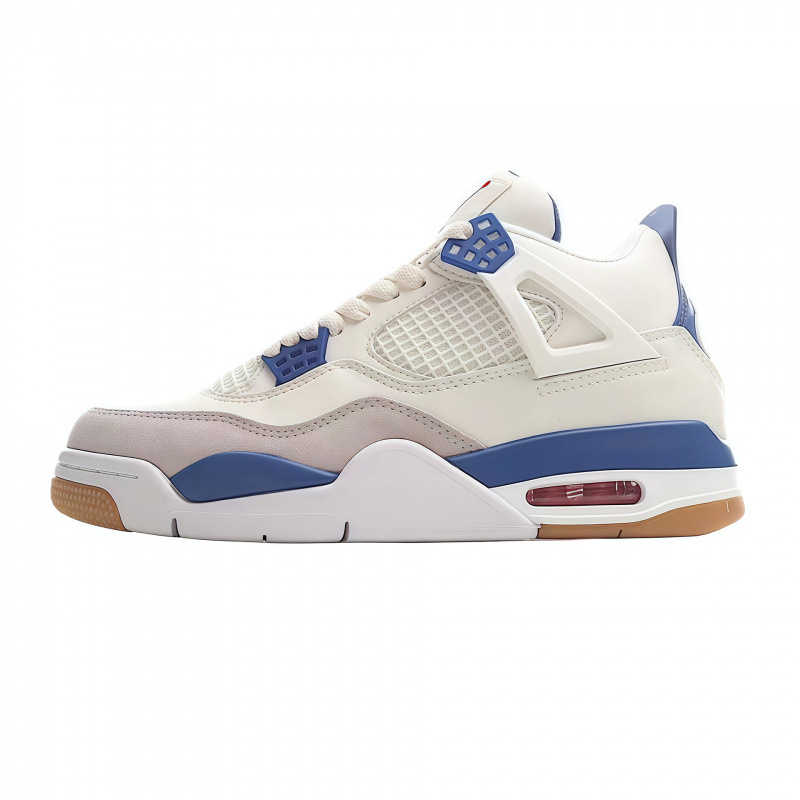 Putian cross-border AJ4 Zhonggang Jiao4 anti-deslizante, cómodo y versátil, zapatos de baloncesto deportivos transpirables para hombres y mujeres
