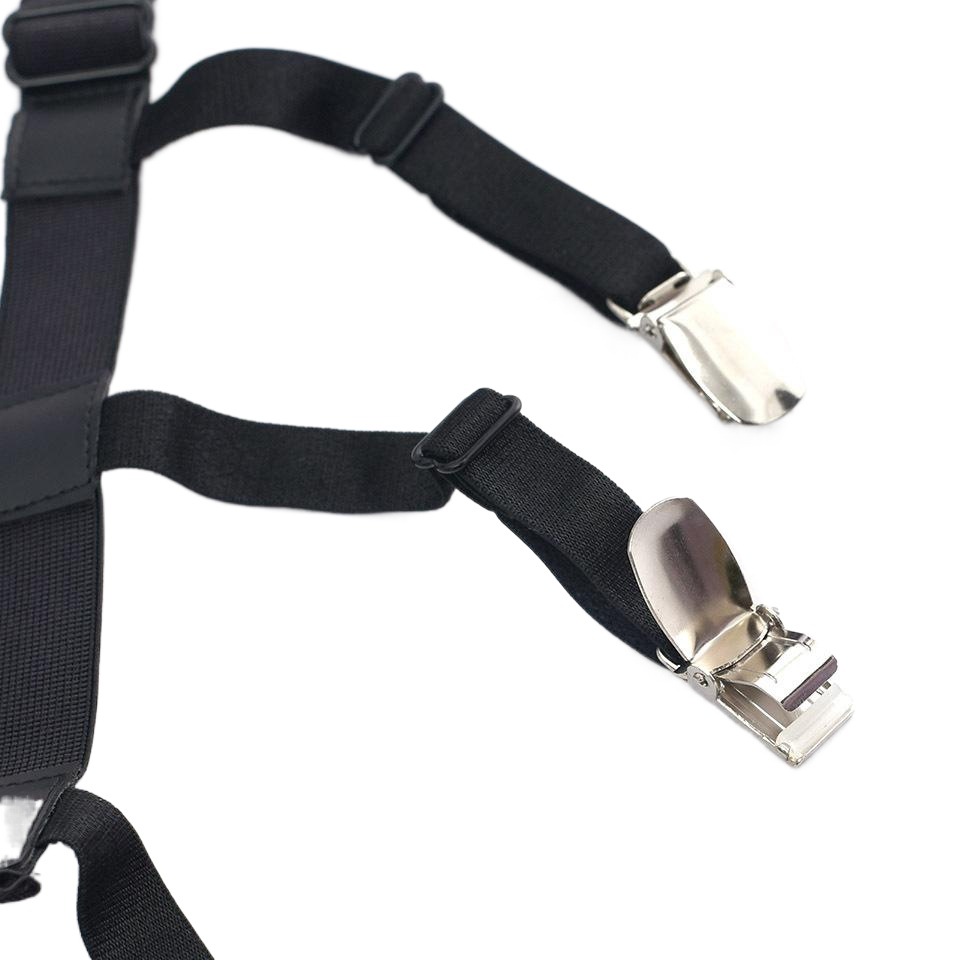 Material de nylon de Liga clip fuerte clip de camisa Anillo de pierna antiarrugas de la camisa de los hombres de suministro transfronterizo