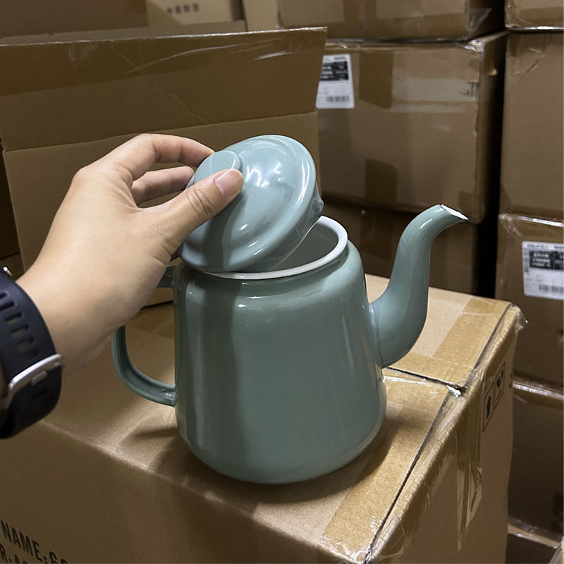 Cross-border enamel kettle method enamel cold kettle teapot coffee pot hand pot