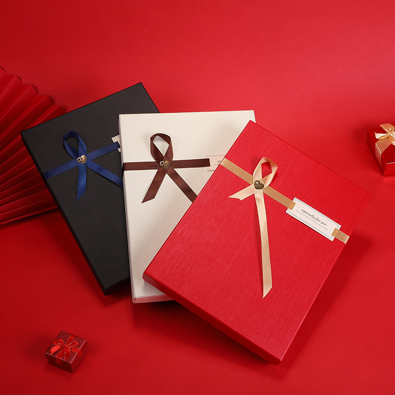 Ready-Made Shirt Packaging Box, Pajamas, Scarf Packaging, Zodiac Year Gift Box, Gift Box for Boyfriend, Business Souvenir, Empty Box Customization