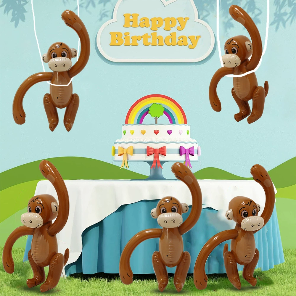 Надувная игрушка-мультфильм, обезьянка, (跨境 торговля)