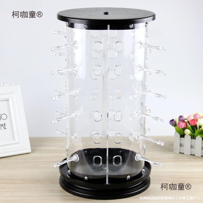 안경 디스플레이 선반 플라스틱 28개 42개 회전 선글라스 랙 선글라스 보관소 소품 선반