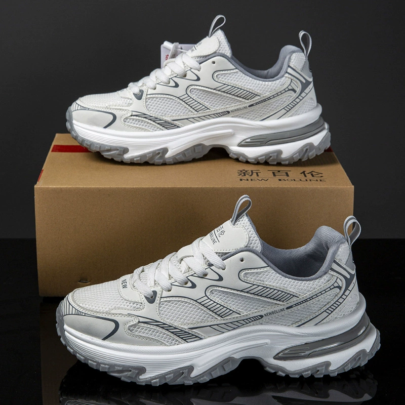 Новые оригинальные повседневные кроссовки для мужчин и женщин NB толстая подошва нескользящая и износостойкая обувь для папы