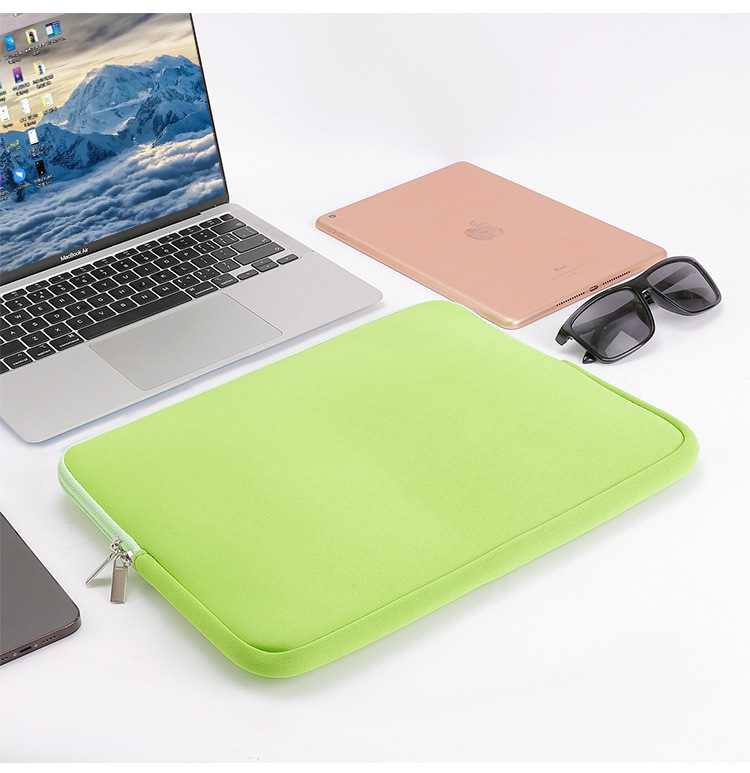 Factory in-stock small-batch wholesale customization of LOGO diving material neoprene rubber zipper notebook computer inner liner bags undefined