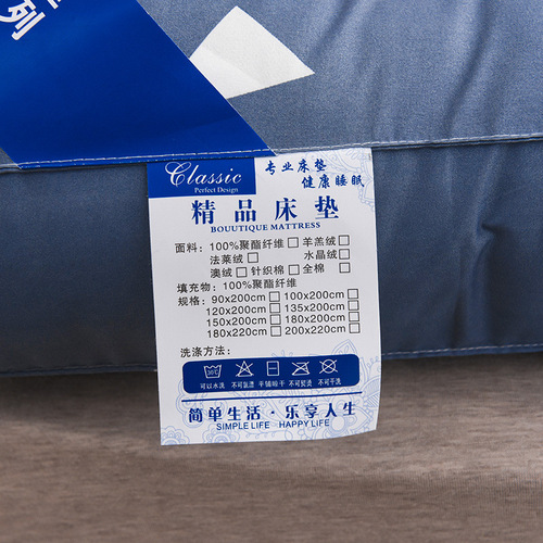 mattress down velvet 3D mattress for student dormitory single soft bed mat tatami mattress 