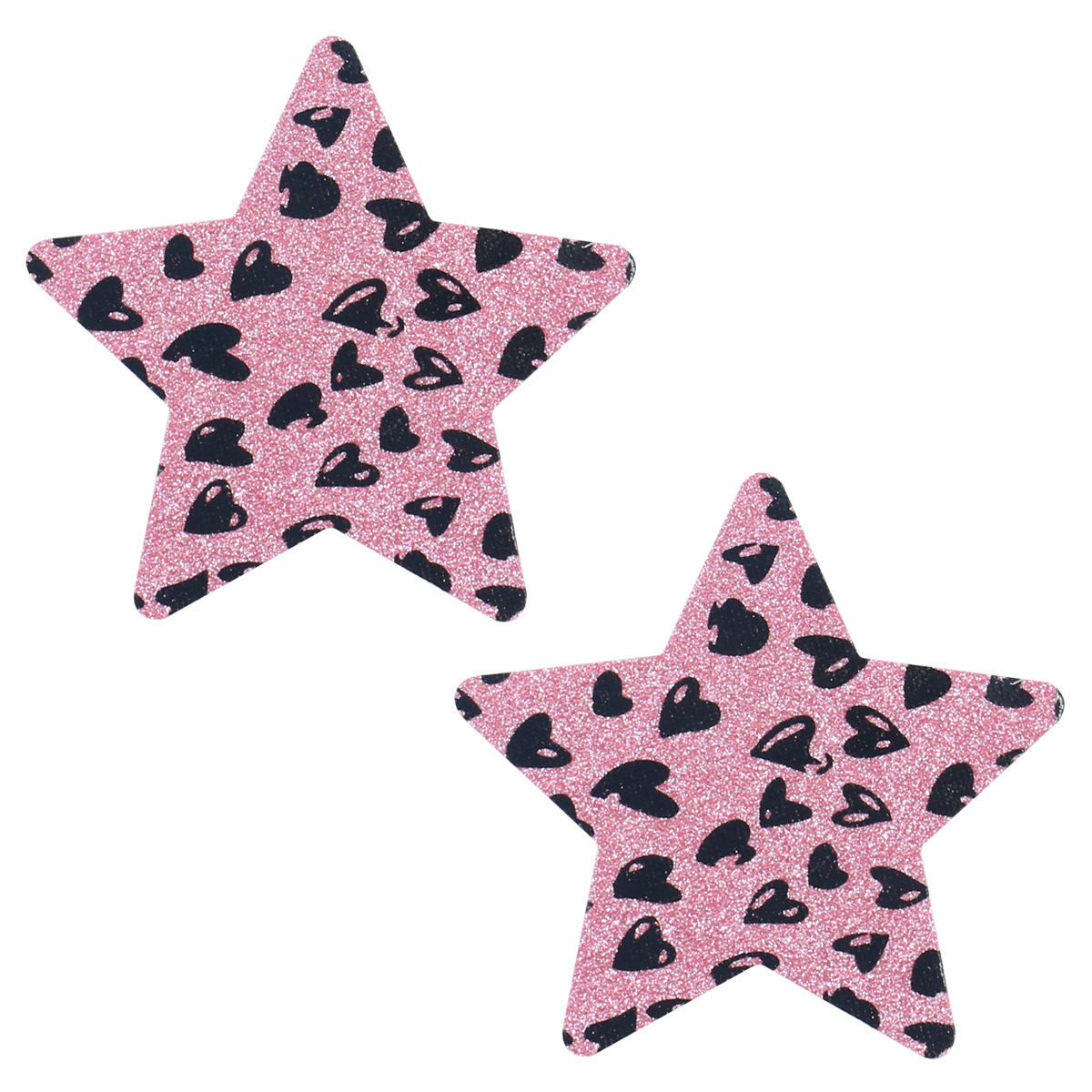 핑크 호피 무늬 [펜타그램 젖꼭지 가리개]