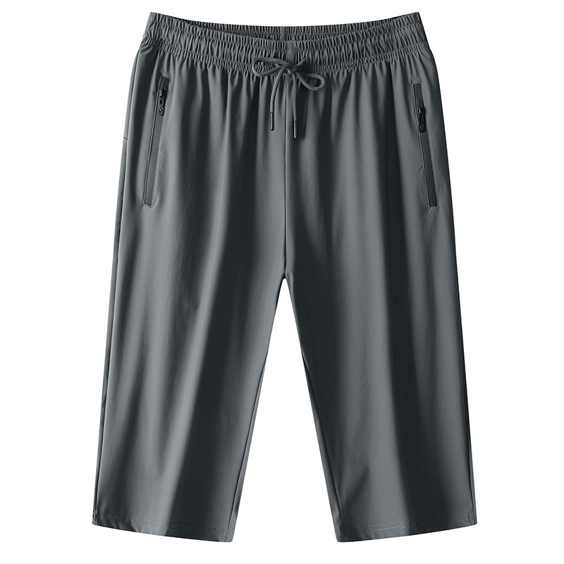 아이스 실크 크롭 팬츠 K81008 그레이