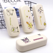 厂家直供新款眼镜盒批发定制近视大框小清新抗压学生潮流时尚印字