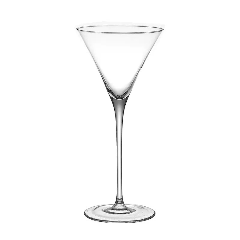 Juego de copa de cóctel de vidrio creativo, juego de copa de copa alta especial Martini, copa de champán de vino tinto