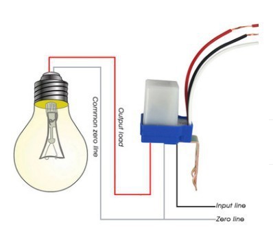 AS10 Waterproof Road Light Controller Automatic Road Light Control Switch Rainproof Sensor Switch 220V/12V/24V