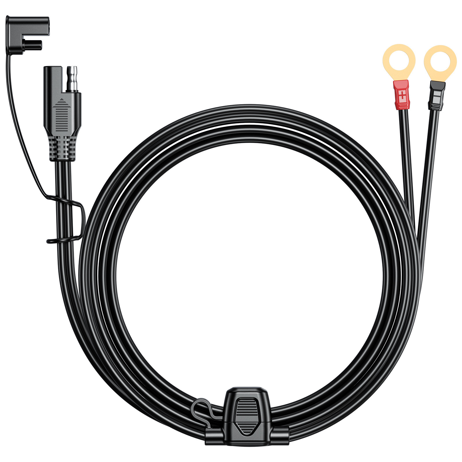 SAE电源线汽车电池太阳能延长线全铜车充电源手机支架电瓶连接线