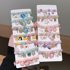 New little girl tassel bracelet children's creative heavy industry beaded bracelet cartoon cute girl princess accessories