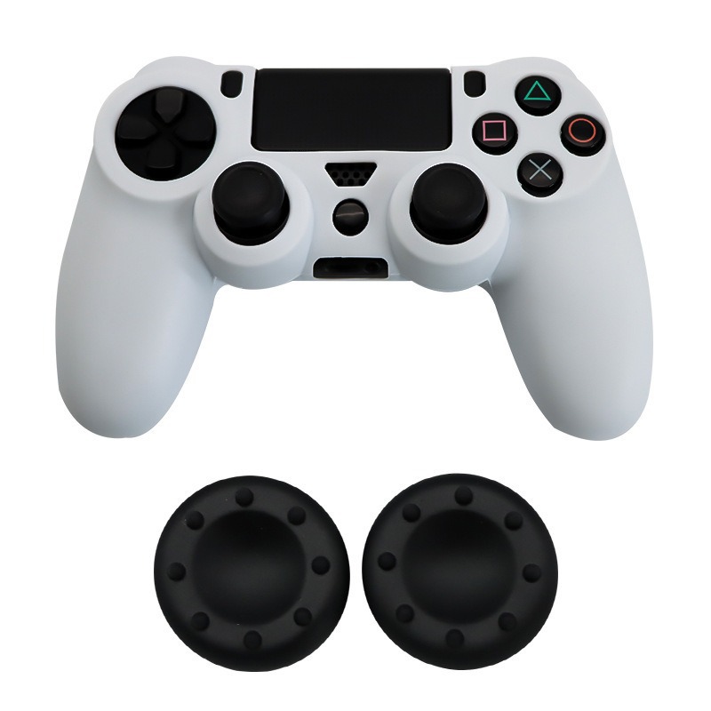 Funda protectora para gamepad PS4 SLIM/PRO para enviar dos teclas de 8 puntos Funda de silicona para gamepad ps4