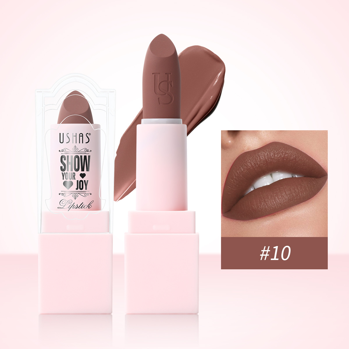 USHAS Cross-Border Spot Mat Lipstick LP2287A + B